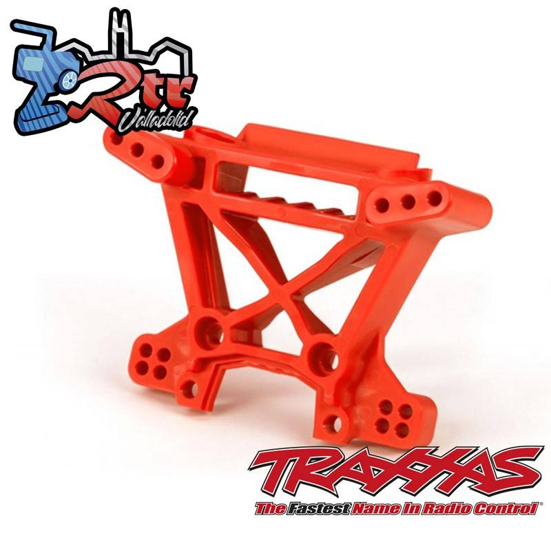 Torre de choque delantera roja para usar con el kit de actualización 9080 Traxxas TRA9038R