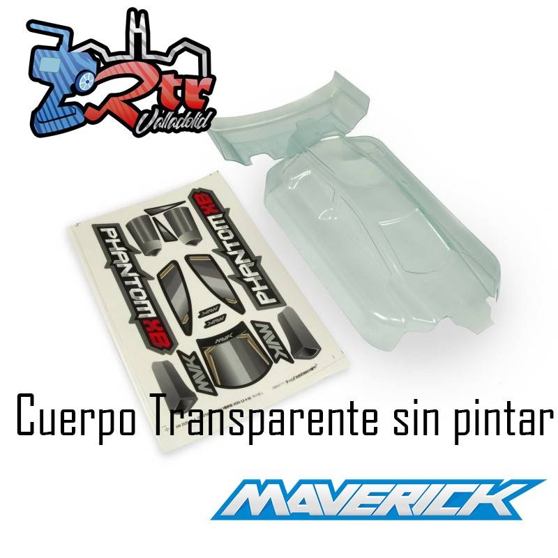 Carrocería y aletas de Lexan Phantom XB con pegatinas MV150090