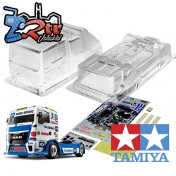 Carrocería Tamiya Team Hahn Racing MAN TGS 1/10 Transparente