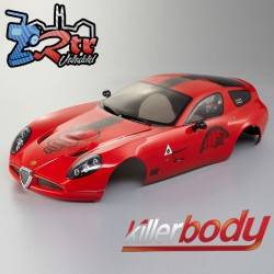 Carrocería KILLERBODY Alfa Romeo TZ3 Corsa Rot 1/10 Pintada 195mm