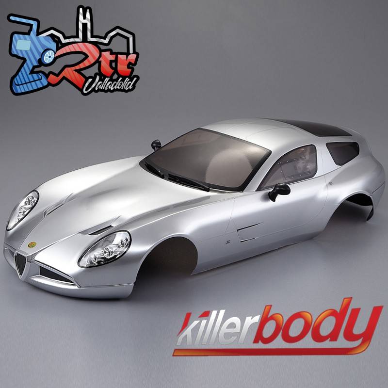 Carrocería KILLERBODY Alfa Romeo TZ3 Corsa Plata 1/10 Pintada 195mm