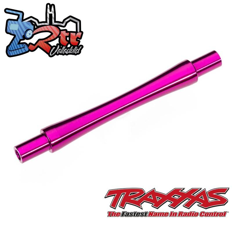 Eje barra caballito Rosa aluminio Traxxas TRA9463P