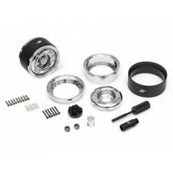 Llantas BoomRacing ProBuild™ 1.9 Slot Mags Jelly Bean Ajustable Offset Aluminio 2 Unidades Cromo/Cromo