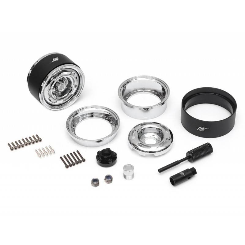 Llantas BoomRacing ProBuild™ 1.9 Slot Mags Jelly Bean Ajustable Offset Aluminio 2 Unidades Cromo/Cromo