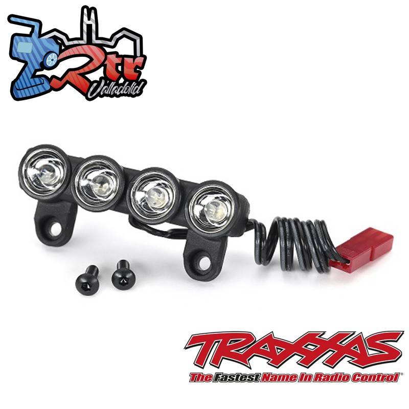 Barra de luz LED delantera de repuesto para el juego de luces LED 3794 Traxxas Rustler, Bandit 2wd TRA3791