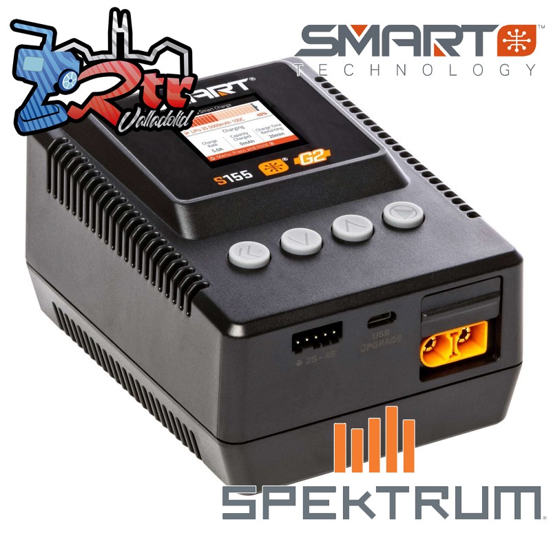 Cargador Lipo Spektrum Smart S155 G2 AC 220V 1x55W