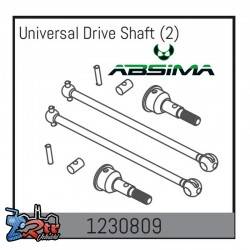 Eje Universal CVD delantero Absima 1230809