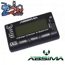 Analizador Comprobador de baterias 1S a 7S Absima