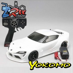 Yokomo Drift RWD GR Supra Body (Blanco) RTR + Bat y Carg