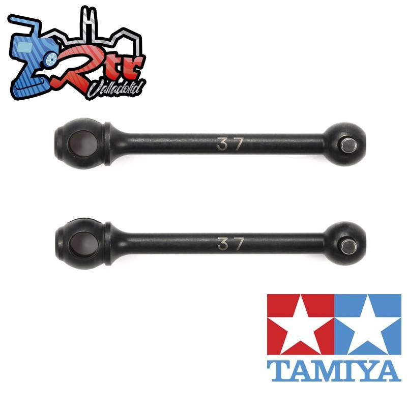Ejes de transmisión de 37 mm para ejes de doble articulación cardán 2 Unidades XV-02 Tamiya 22054