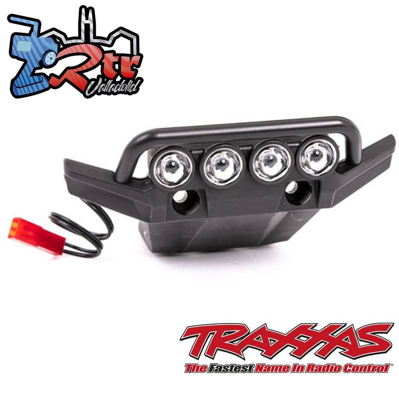 Parachoques delantero de repuesto y luces LED para el kit de luces LED 6795 Rustler® 4X4 TRA6791