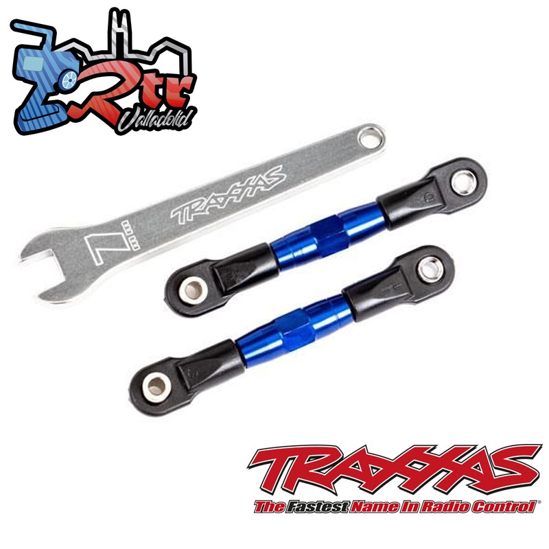 Tensores de inclinación traseros Aluminio 7075-T6 Azul Traxxas TRA2443X