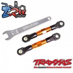 Tensores de inclinación traseros Aluminio 7075-T6 Anaranjados Traxxas TRA2443T
