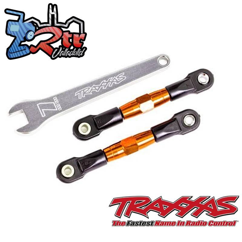 Tensores de inclinación traseros Aluminio 7075-T6 Naranjas Traxxas TRA2443T