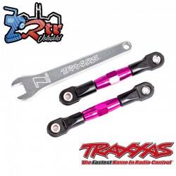 Tensores de inclinación traseros Aluminio 7075-T6 Rosados Traxxas TRA2443P