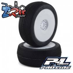 Ruedas Proline 17mm Fugitive S4 Super Suaves con llanta Blanca