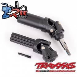 Conjunto del eje de transmisión delantero, servicio pesado para usar con el kit de actualización 9080 Traxxas TRA9051
