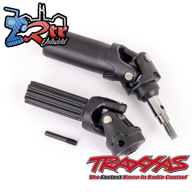 Conjunto del eje de transmisión delantero, servicio pesado para usar con el kit de actualización 9080 Traxxas TRA9051