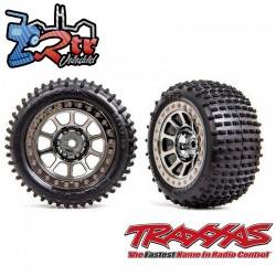 Ruedas Traxxas Traseras Bandit Chrome negro Alias TRA2470T