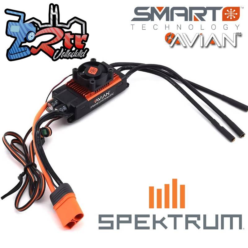 Variador Spektrum Avian 100 Amp Brushless Smart ESC 3S-6S IC5