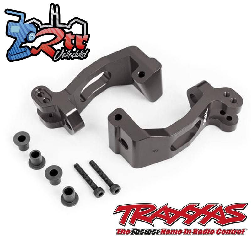 Bloques de ruedas aluminio 6061-T6 anodizado Gris Traxxas TRA9532A
