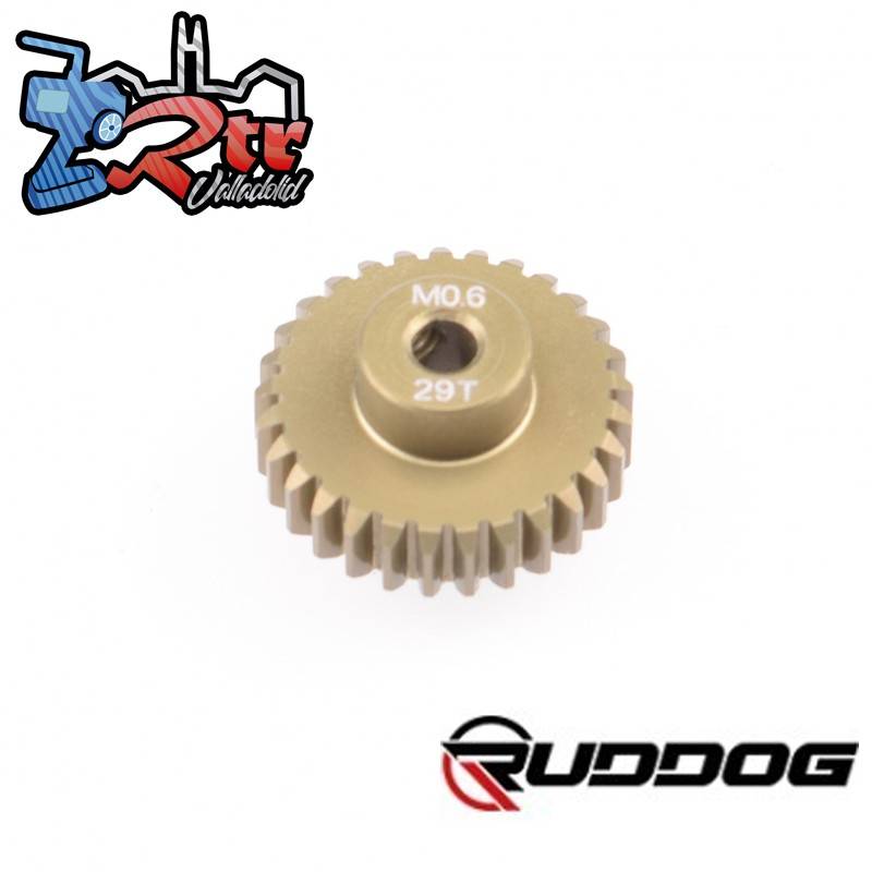 Piñón Ruddog 29T Modulo 0.6 eje 3.2 mm RP-0660