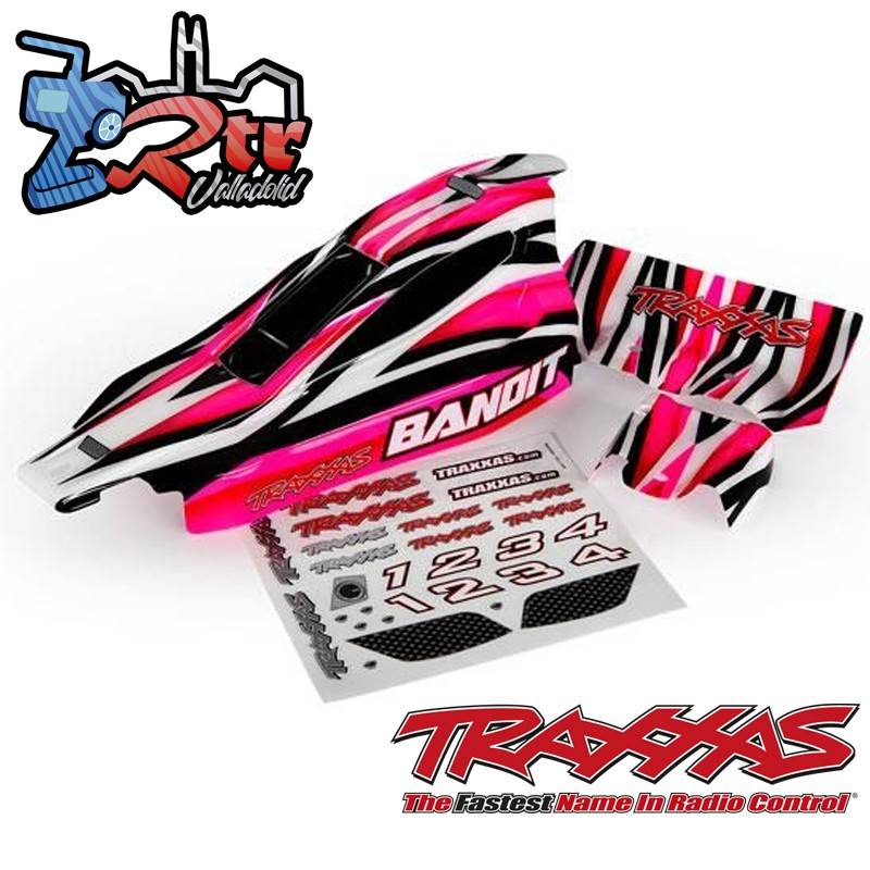 Carrocería Cuerpo BodyShell Traxxas Bandit Rosado Pintado