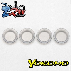 Diafragmas de silicona Yokomo para amortiguadores Big Bore (4 piezas)