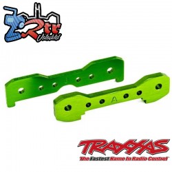 Barras de unión, delanteras, aluminio 6061-T6 anodizado Verde Traxxas TRA9527G