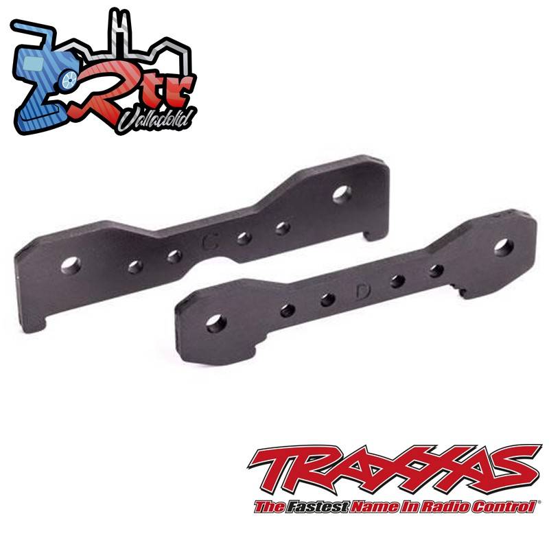 Barras de unión, traseras, aluminio 6061-T6 anodizado Negro Traxxas TRA9528A