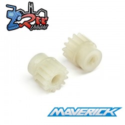 ngranaje de piñón de plástico 13 dientes 2 piezas Ion Maverick MV28014