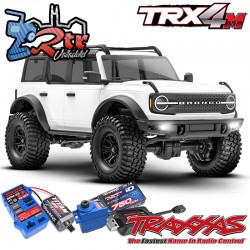 Traxxas TRX-4M 4wd 1/18 Scale & Trail Crawler Ford Bronco RTR Blanco