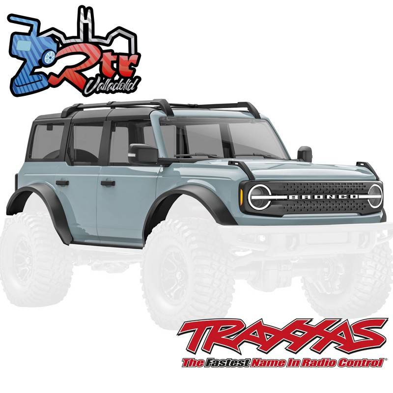 Carrocería Ford Bronco 2022 pintada y ensamblada color Gris Traxxas TRX-4M TRX9711-GRAY