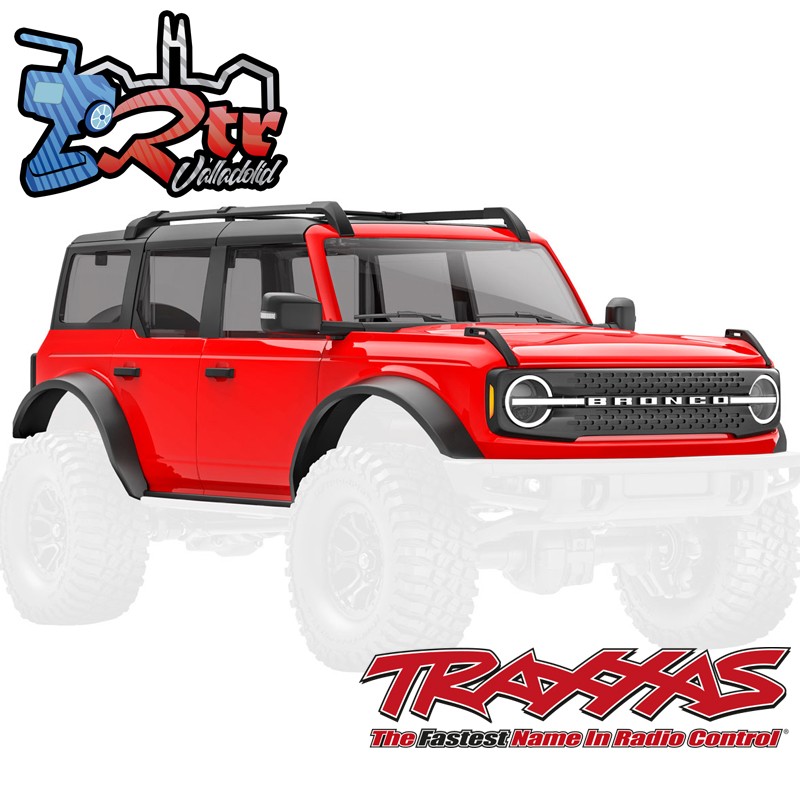 Carrocería Ford Bronco 2022 pintada y ensamblada color Roja Traxxas TRX-4M TRA9711-RED