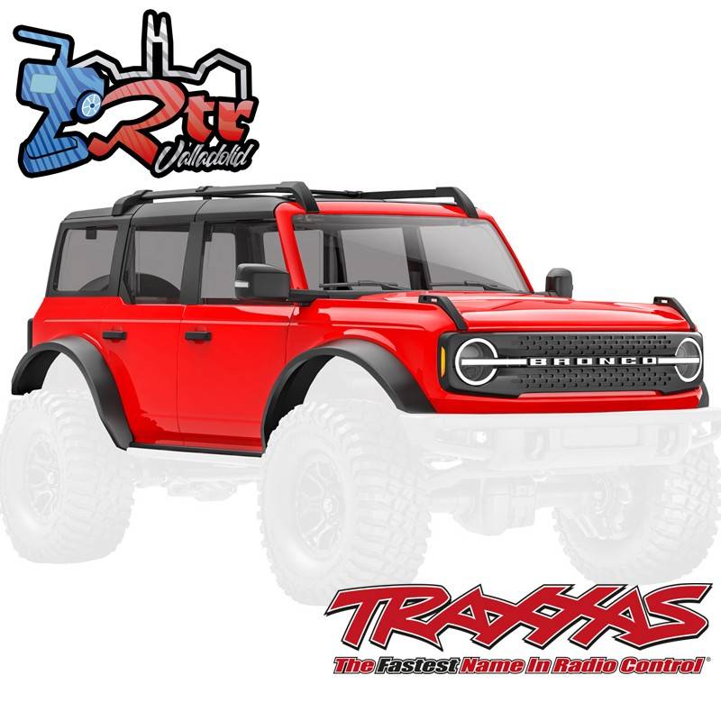 Carrocería TRAXXAS Ford Bronco 2022 pintada y ensamblada color Roja TRX-4M TRA9711-RED