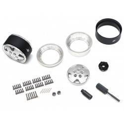 Llantas BoomRacing ProBuild™ 1.9 CSK LSE 5-Spoke Classic  Ajustable Offset Aluminio 2 Unidades Platino/Platino