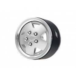 Llantas BoomRacing ProBuild™ 1.9 CSK LSE 5-Spoke Classic  Ajustable Offset Aluminio 2 Unidades Platino/Platino