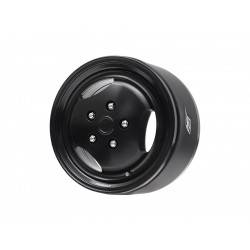 Llantas BoomRacing ProBuild™ 1.9 RRC 3-Spoke Classic Ajustable Offset Aluminio 2 Unidades Negro/Negro