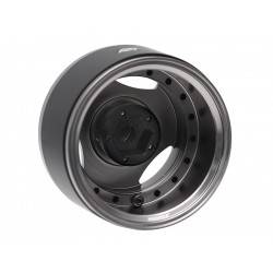 Llantas BoomRacing ProBuild™ 1.9 RRC 3-Spoke Classic Ajustable Offset Aluminio 2 Unidades Metal Oscuro/Metal Oscuro