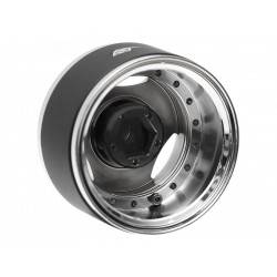 Llantas BoomRacing ProBuild™ 1.9 RRC 3-Spoke Classic Ajustable Offset Aluminio 2 Unidades Cromo/Cromo
