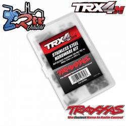 Juego de tornillería completo acero inoxidable, con caja de transporte Traxxas TRA9746X