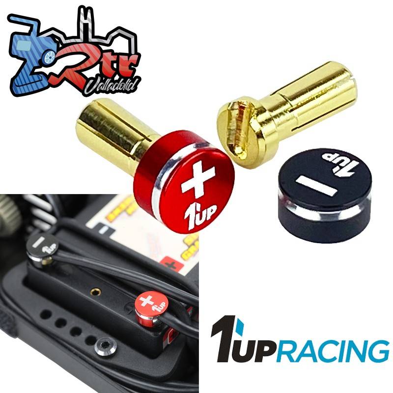 Conectores de bala, Bananas Rojo y Negro 5mm Up 1 Racing