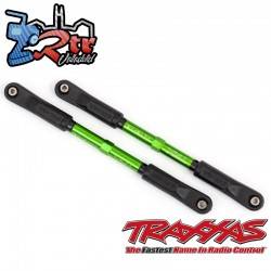 Bieletas de inclinación Aluminio 7075-T6 Verde traseras 2 unidades Traxxas TRA9548