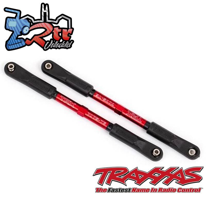 Bieletas de inclinación Aluminio 7075-T6 Rojo traseras 2 unidades Traxxas TRA9548R