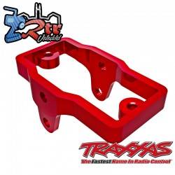 Base de servo aluminio 6061-T6 anodizado en Rojo TRA739-RED
