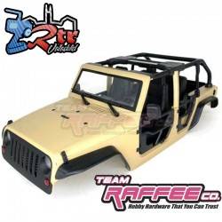 Carrocería TEAM RAFFE Rubicon tubular 313mm Pickup 1/10 Color Arena