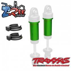 Cuerpo de amortiguador GTM aluminio 6061-T6 Verdes 2 unidades TRA9763-GREEN