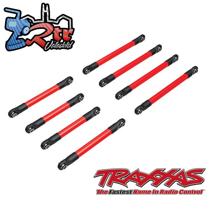 Juego de eslabones de suspensión, aluminio 6061-T6 anodizado Rojo TRX-4M Traxxas TRA9749-RED