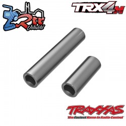 Ejes de transmisión, centro aluminio 6061-T6 anodizado en gris TRX-4M Traxxas TRA9752-GRAY