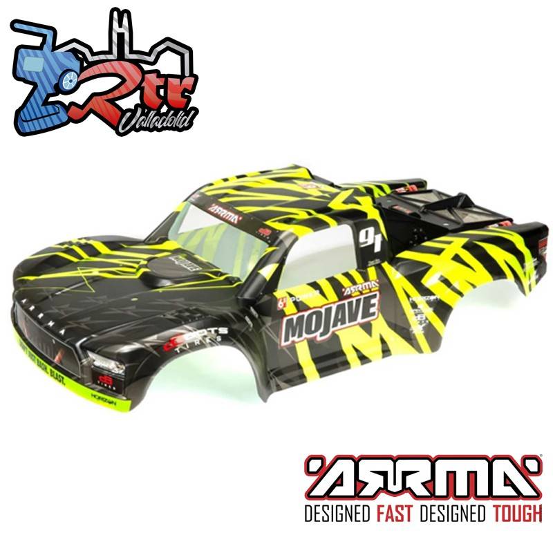 Carrocería Arrma Mojave 6S BLX 1/7 Negro y Verde